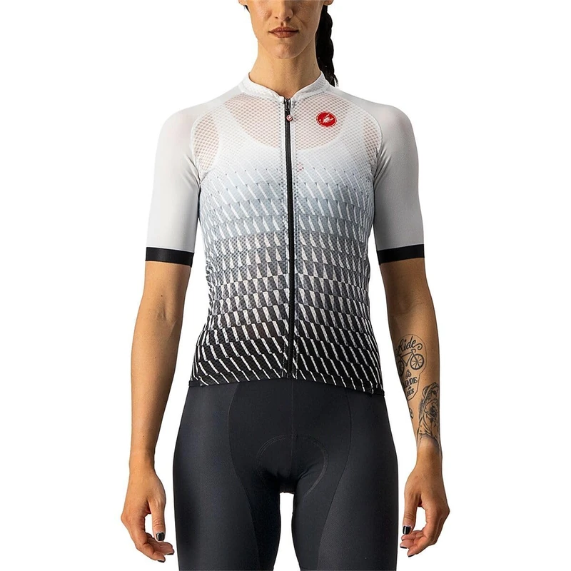 CASTELLI 4522058-001 Climber's 2.0 W JER. Sweatshirt Women's White/Silver Gray-Light Black XL