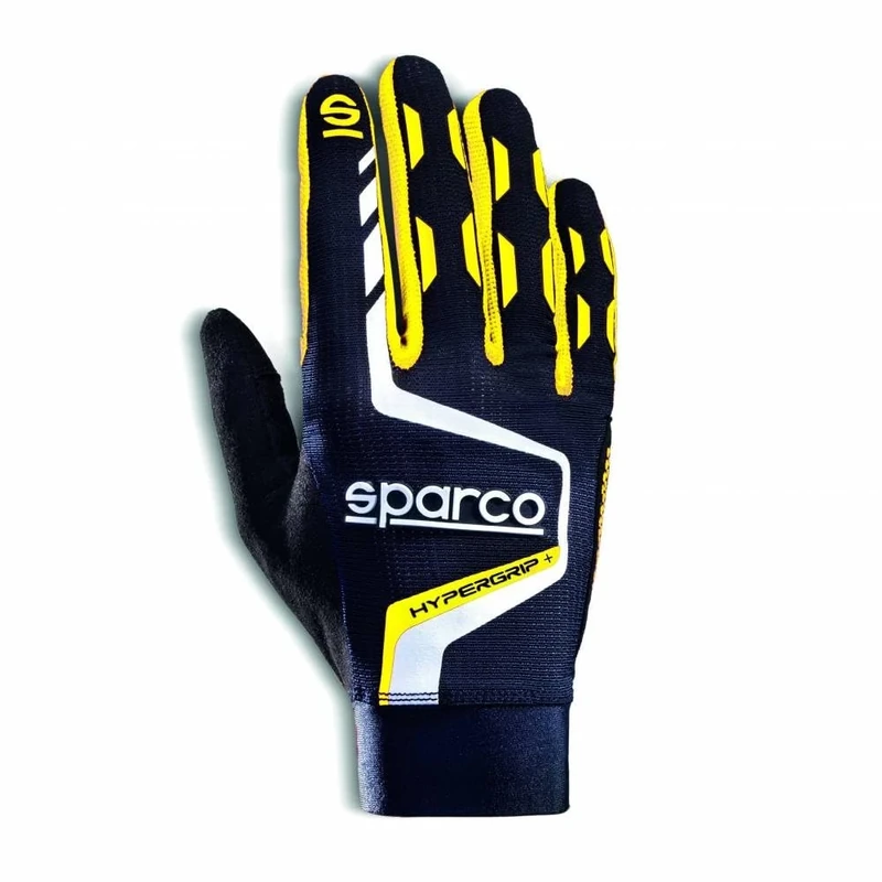 Sparco HYPERGRIP+ GAMING GLOVES SIZE 09 BLACK/YELLOW, multicoloured, 42/50 EU