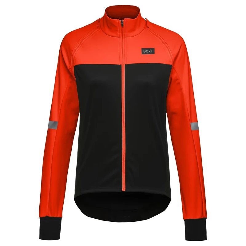 GOREWEAR Phantom Jacket Womens, Black/Fireball, 38