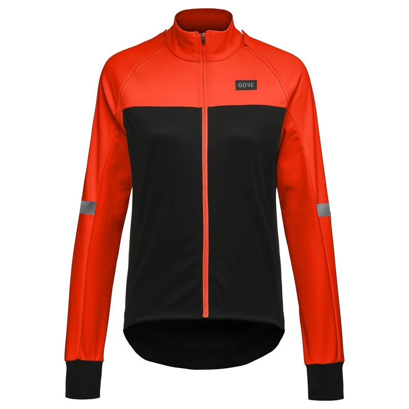 GOREWEAR Phantom Jacket Womens, Black/Fireball, 42