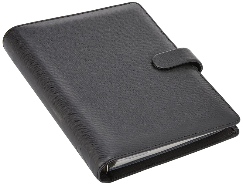 Filofax A5 Saffiano Organiser Black