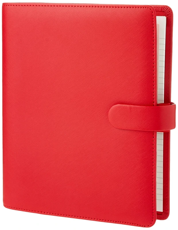Filofax A5 Saffiano Organiser Poppy