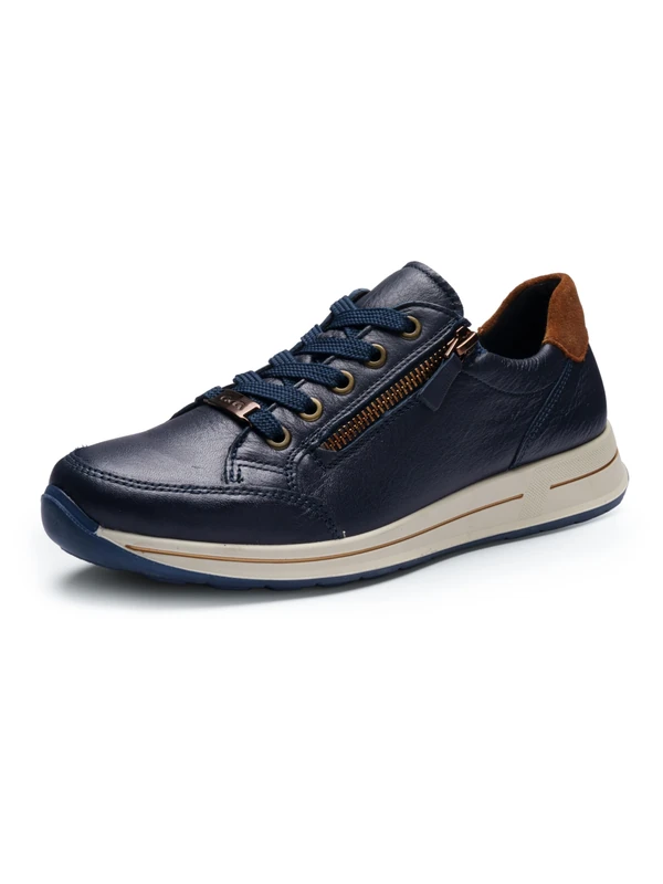 ARA Women's Osaka Sneaker, Blue, 4 UK