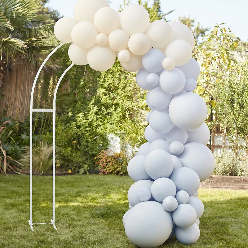 Ginger Ray White Metal Arch Hoop For Balloons, Backdrops, Weddings & Parties - Image 1