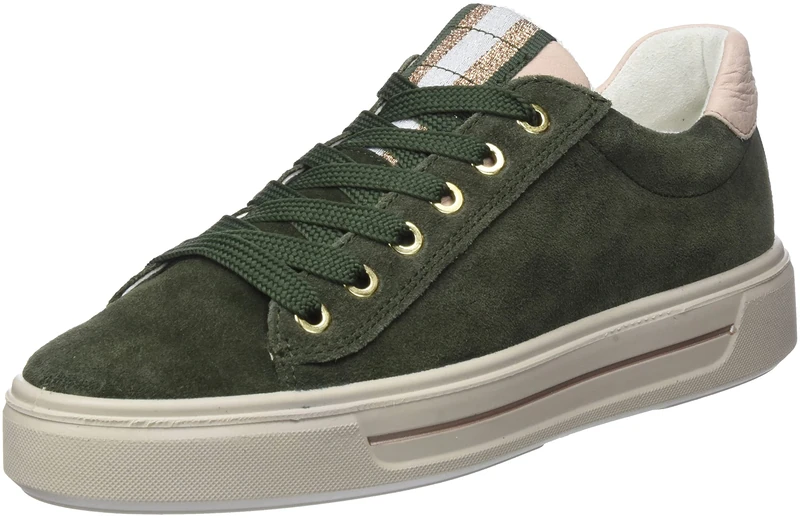 ARA Women's Courtyard Sneaker, Forest Nude, 3.5 UK