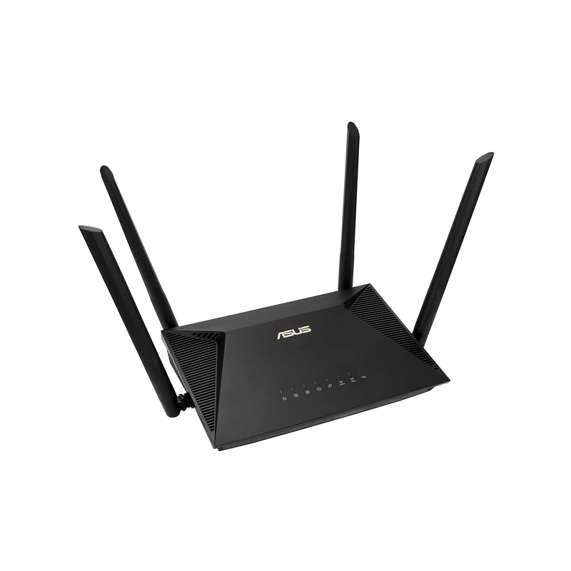 ASUS RT-AX1800U Extendible Router with Mobile Tethering, Alternative to 4G 5G Routers, WiFi, Dual Band, Fast Connection Thanks to WiFi6, Integrated Internet Protection Unlimited Updates