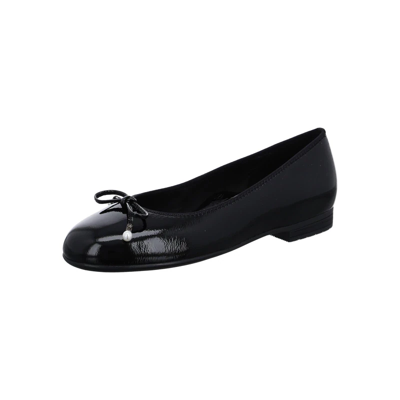 ARA Women's Sardinia Ballet Flat, Black, 2.5 UK