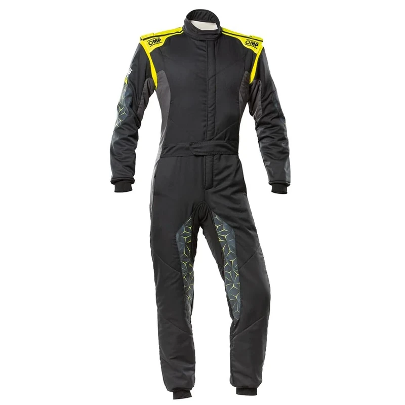 Omp Tecnica Hybrid Racing Suit Black/Yellow Size 54 (Spain)