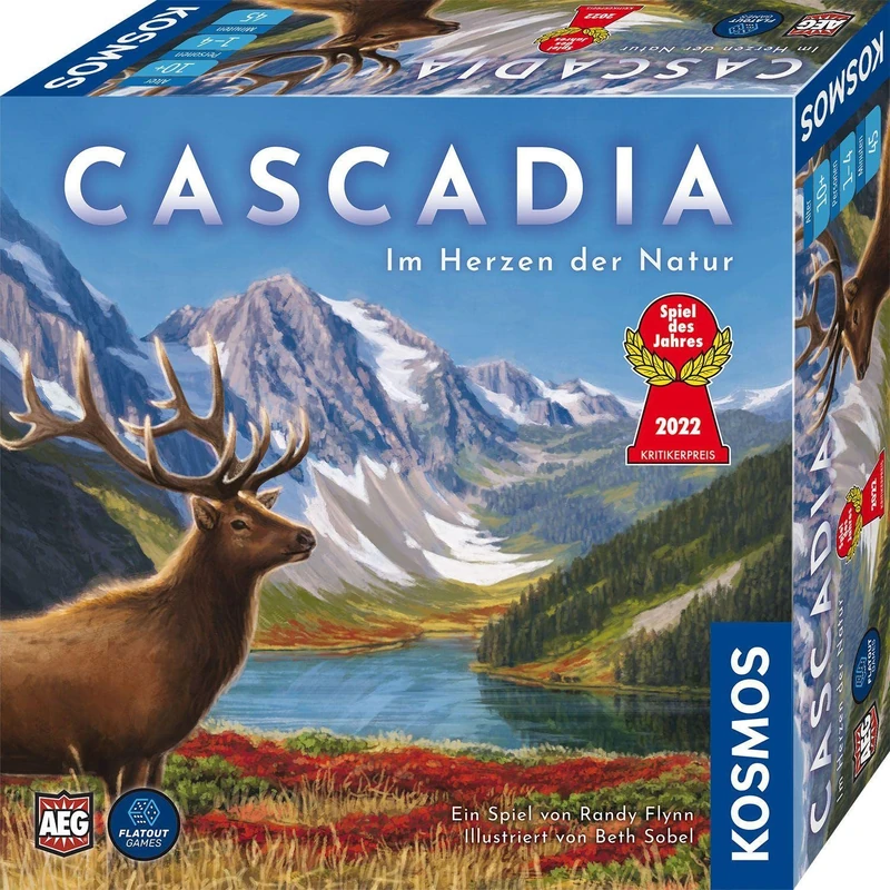 Kosmos Cascadia - Award Winning Family Tile Game