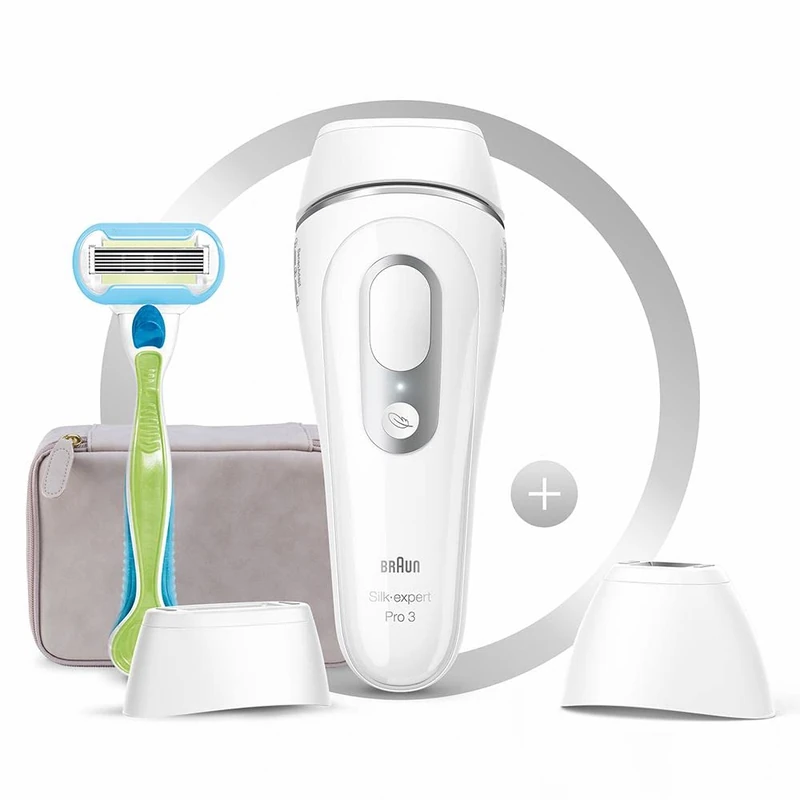 Braun Silk-Expert Pro Silk Expert Pro 3 PL3133 Lumière pulsée Argent, Blanc - Image 1
