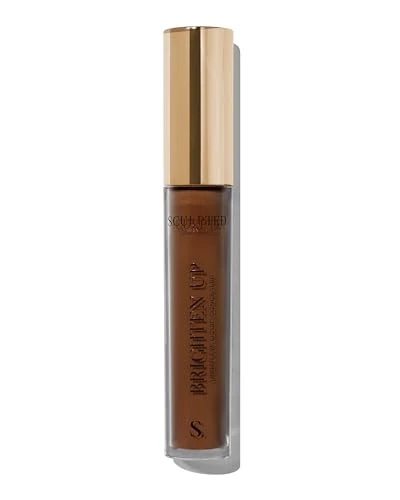Brighten Up Under Eye Concealer from Sculpted by Aimee (Coffee) - 5ml Light Coverage Mineral Liquid Makeup Concealer for Hydrating Delicate Skin & Dark Circles with Niacinamide and Hyaluronic Acid