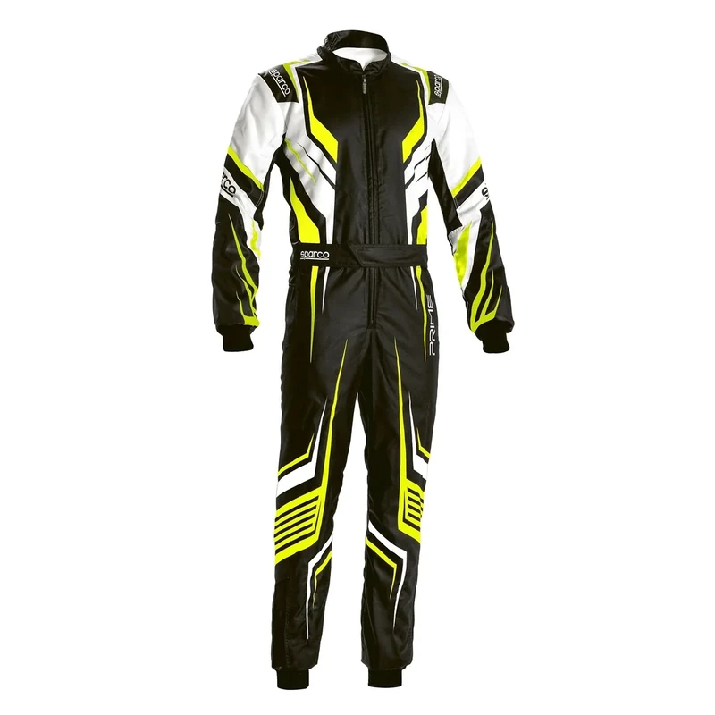 Sparco K45 Prime K Children's Suit Size 120 Black/White/Yellow