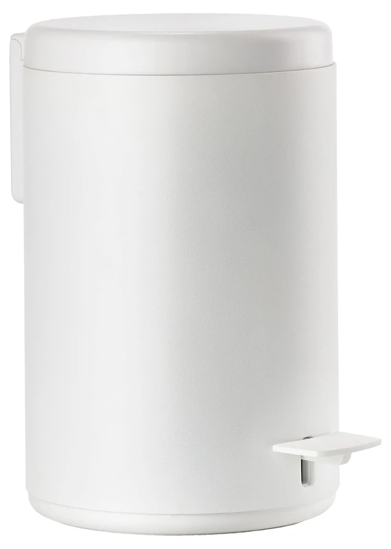Zone Denmark Rim 3 Litre White Bathroom Cosmetic Bin - Image 1