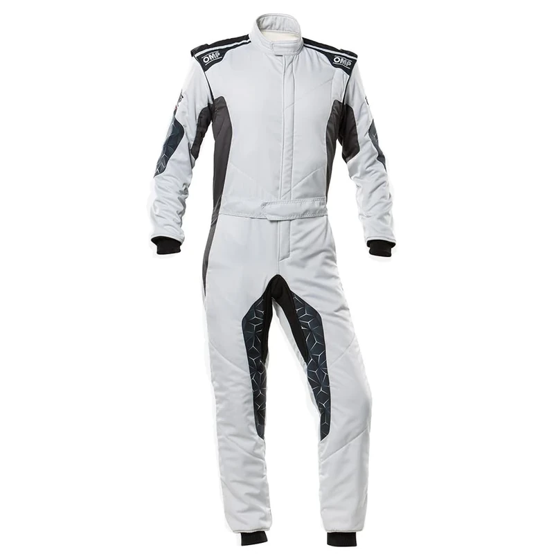 Omp Tecnica Hybrid Racing Suit Silver/Black Size 62 (Spain)