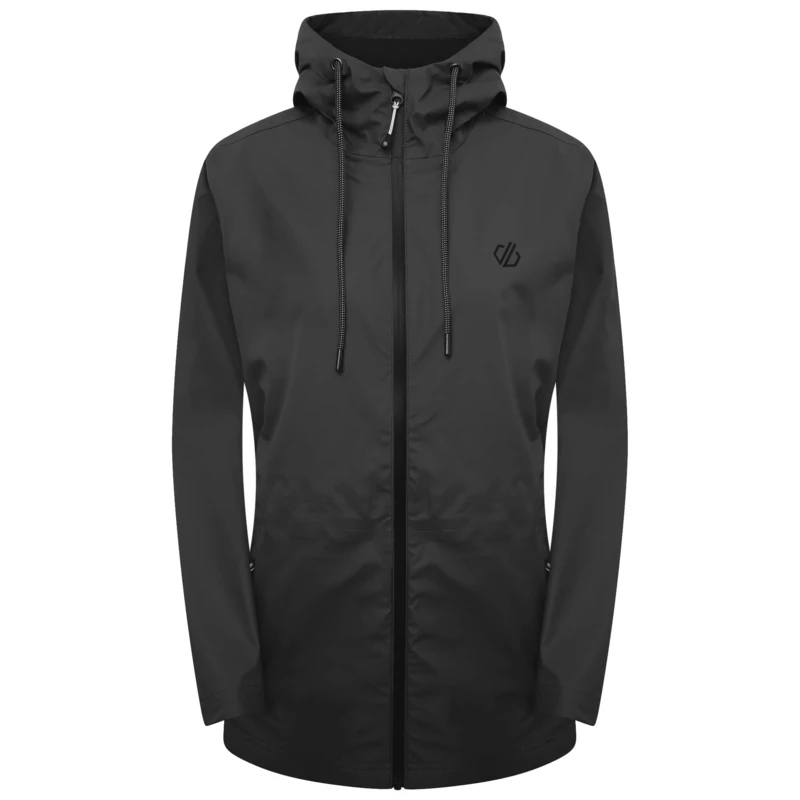 Dare 2b Lambent II JacketARED waterproof, ultra-matte longline jacket. Featuring a hood and pockets. Suitable for walking and hiking.