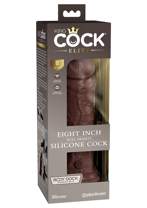 King Cock Elite Naturdildo-5467390000 Hautfarben Dunkel One Size
