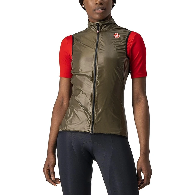 CASTELLI Aria W Vest – Women’s Windproof Cycling Vest, Lightweight and Compact