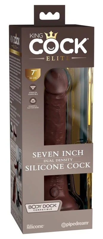 King Cock Elite Naturdildo-5467040000 Hautfarben Dunkel One Size