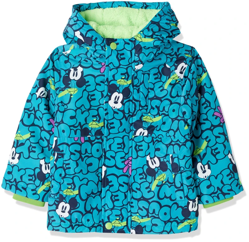 Amazon Essentials Disney | Marvel | Star Wars Boys' Warm Puffer Coats (Previously Spotted Zebra), Mickey Mouse, 4 Years