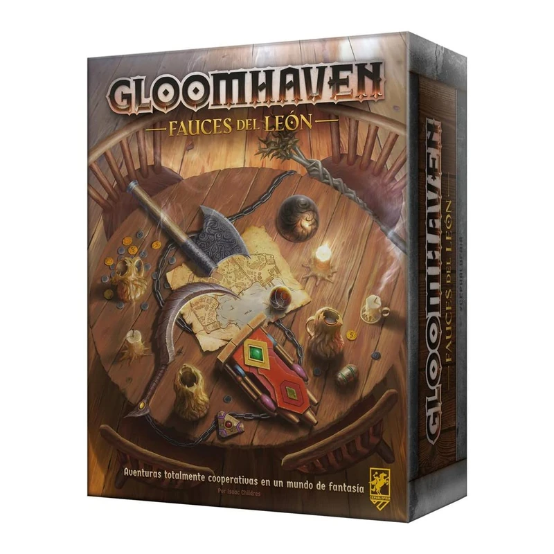 Cephalofair Games Gloomhaven: Fauces del Leon Board Game, 4 Players, Ages 14+