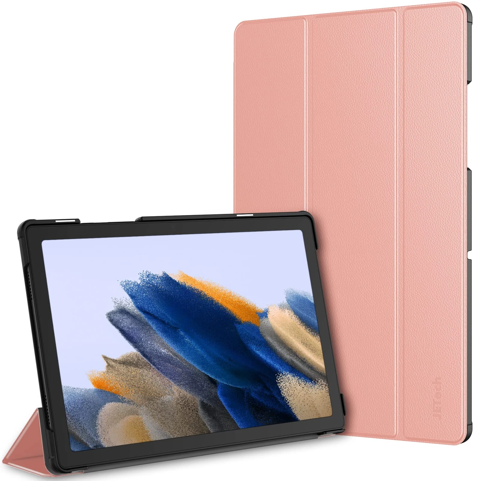 JETech Case for Samsung Galaxy Tab A8 10.5-Inch 2021 (SM-X200/X205/X207), Slim Lightweight Stand Protective Tablet Cover with Auto Wake/Sleep (Rose Gold)