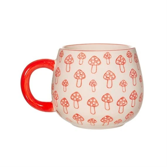 Sass & Belle Mushroom Print Mug