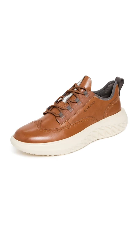 Cole Haan Men's ZERØGRAND WFA Trainer, Chestnut British Tan/Silver Birch, 7.5