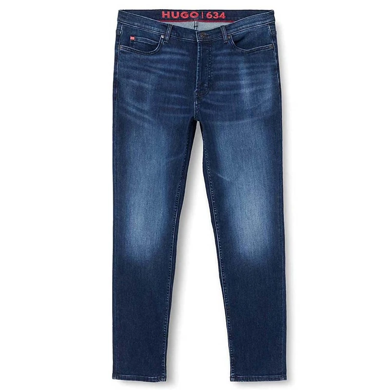 HUGO Men's 634 Jeans, Navy410, 3232