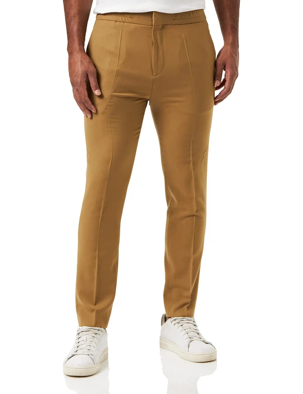 HUGO Men's Howard212x Trousers, Light/Pastel Brown233, 46