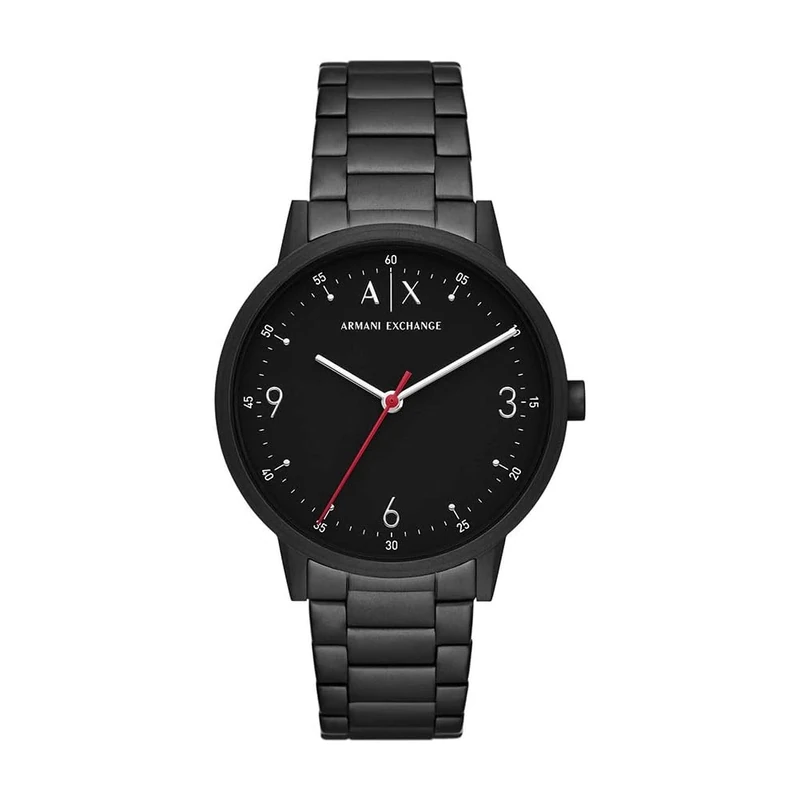 Armani Exchange Watch For Men, Quartz Movement and 42mm Case Size with Stainless steel, Leather or Silicone strap