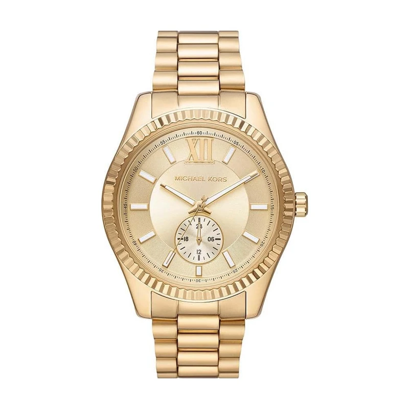 Michael Kors MK8947 Mens Lexington Gold Stainless Steel Watch