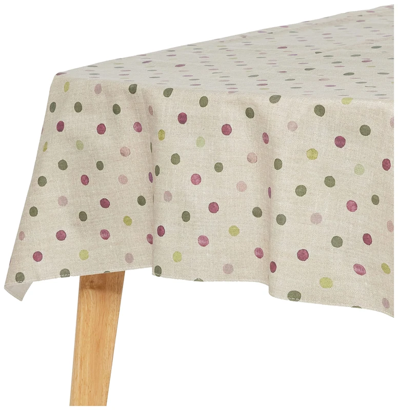 BL BELUM | Resin Tablecloth 100% Organic Cotton XL Size 180x180cm | Rectangular Tablecloth for Casual Meal | Stain Resistant, Waterproof, Made in Spain - Image 1