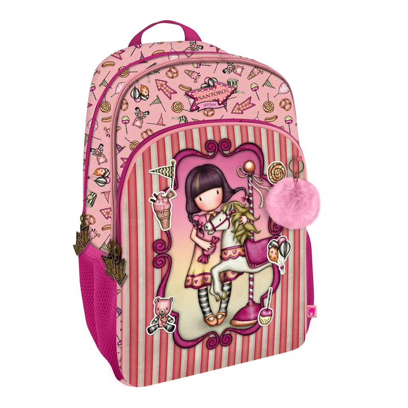 SANTORO Gorjuss - Triple Zip Rucksack - Carousel
