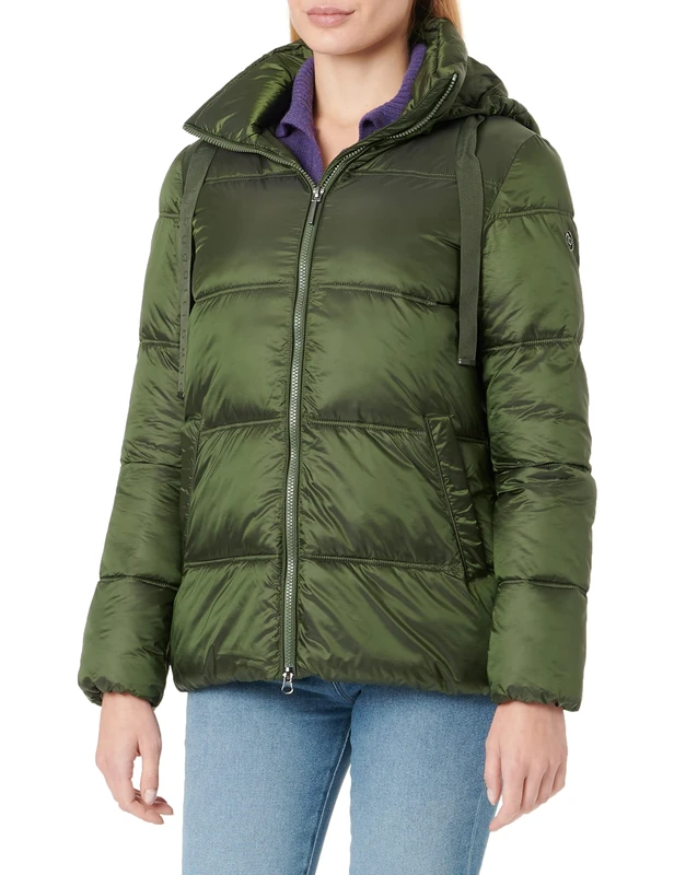 bugatti Women's 260613-21232 Quilted Jacket, Green, 40