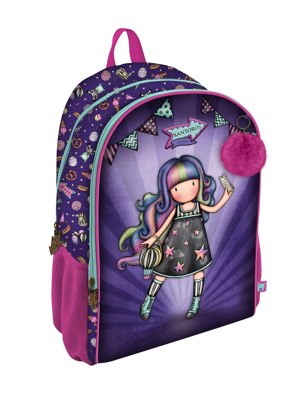 SANTORO Gorjuss - Double Zip Rucksack - Up and Away