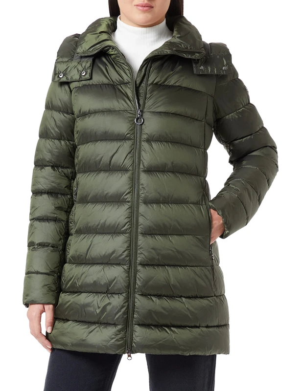 bugatti Women's 260713-21211 Quilted Jacket, Green, Standard