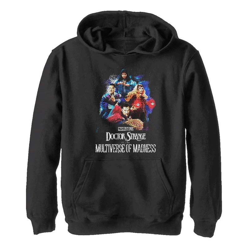 Marvel Unisex Children^Boy's Poster Group Hoodie, Schwarz, L