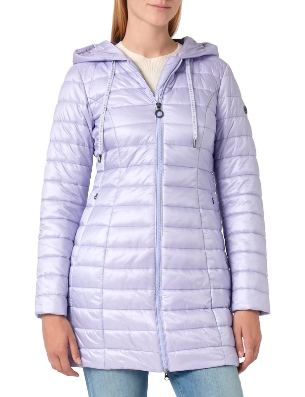 bugatti Women's 260500-21203 Quilted Jacket, Lilac, 46