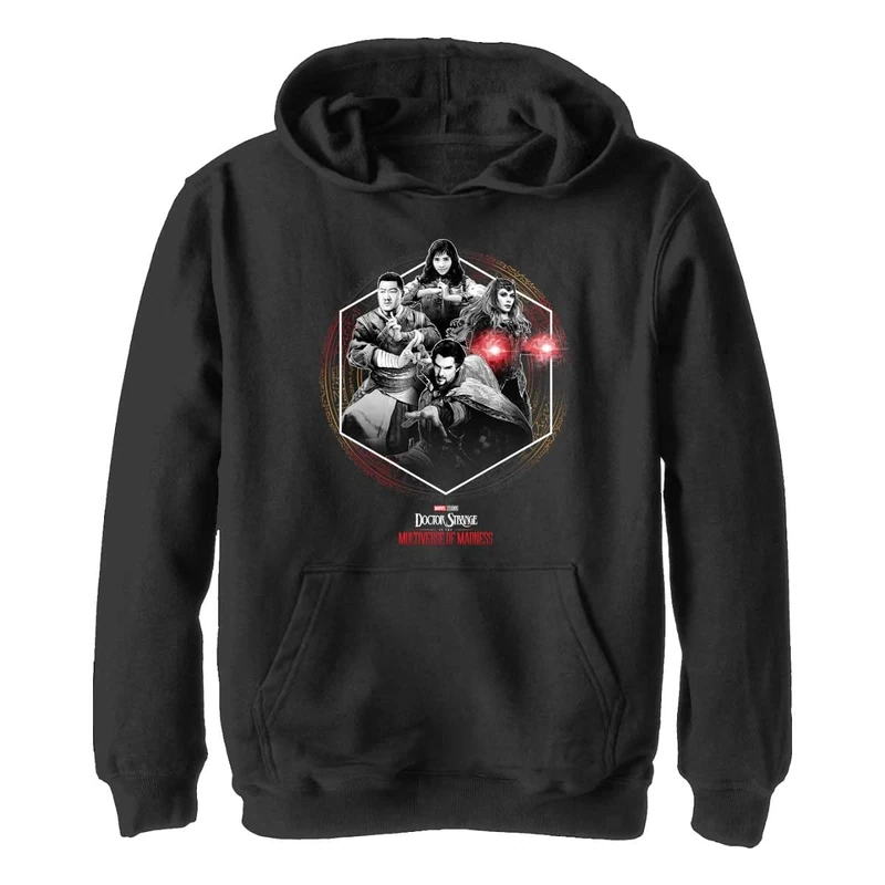 Marvel Unisex Children^Boy's Group Together Hoodie, Schwarz, S