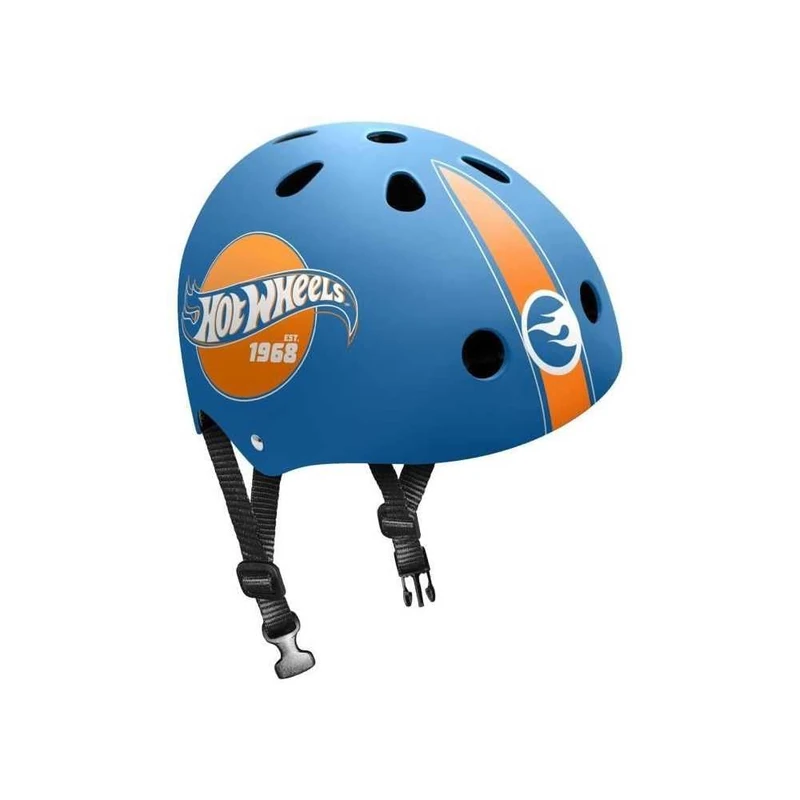 STAMP Boys Skating Helmet HOT Wheels Blue Orange S