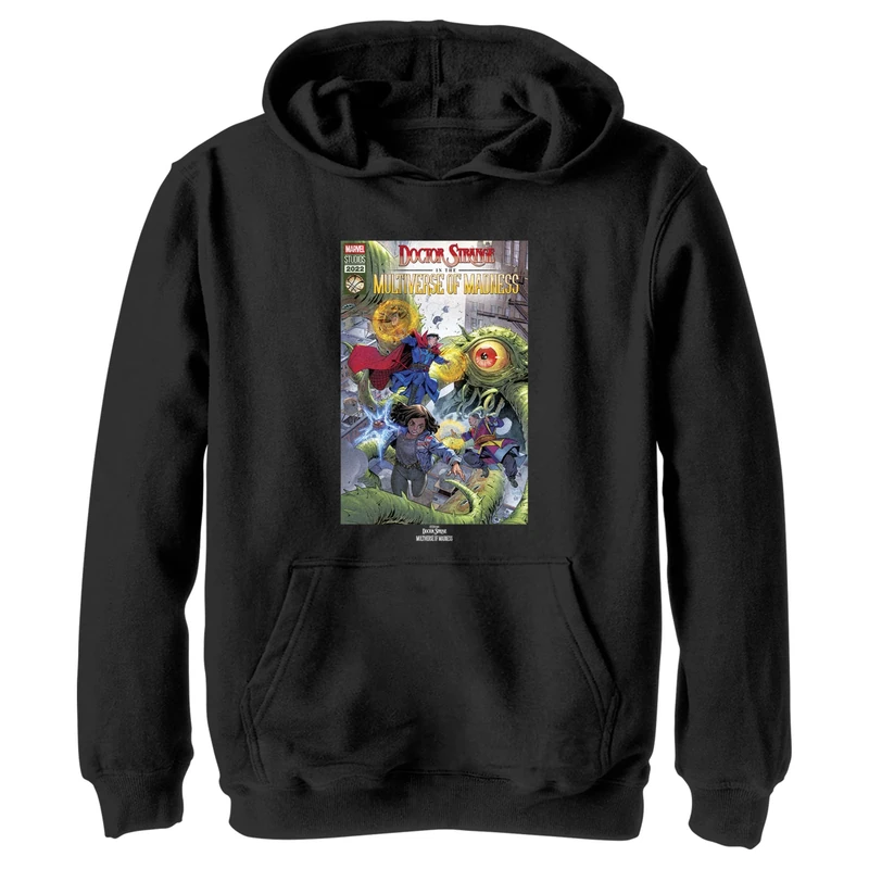 Marvel Unisex Children^Boy's Modern Comic Cover Hoodie, Schwarz, M