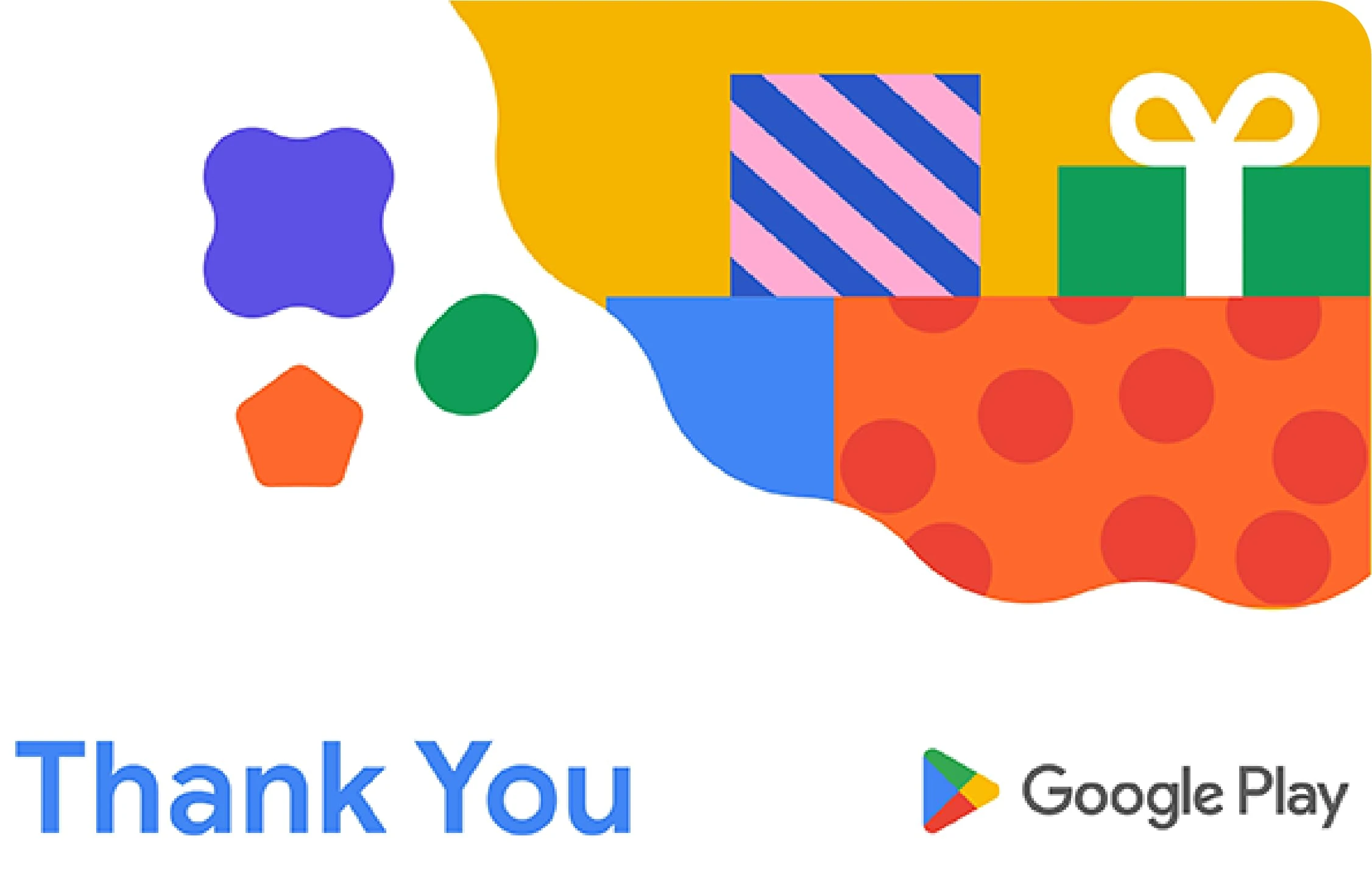 Google Play gift code (Thank You) - give the gift of games, apps and more (Email Delivery - UK Customers Only)
