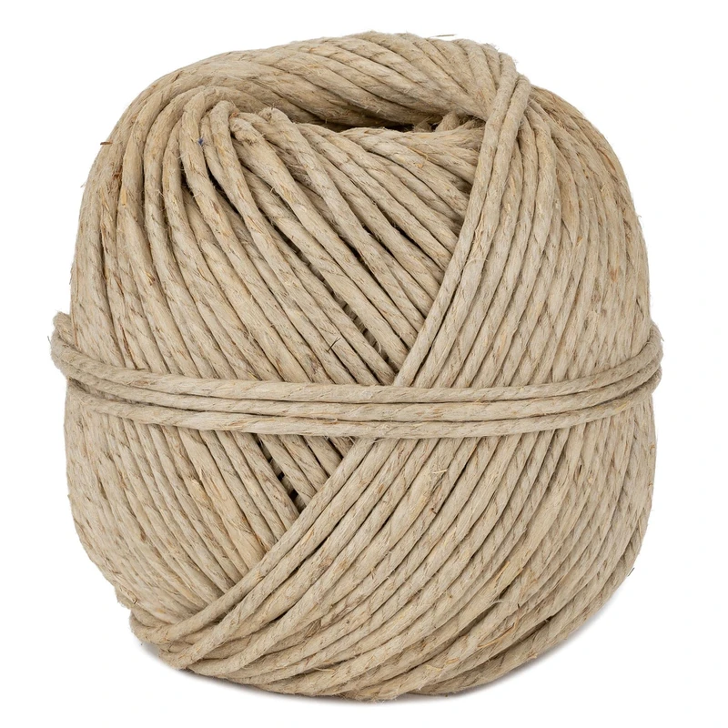 La Cordeline 10269 Polished Natural Linen Twine 4 mm Ball 470 g ± 65 m