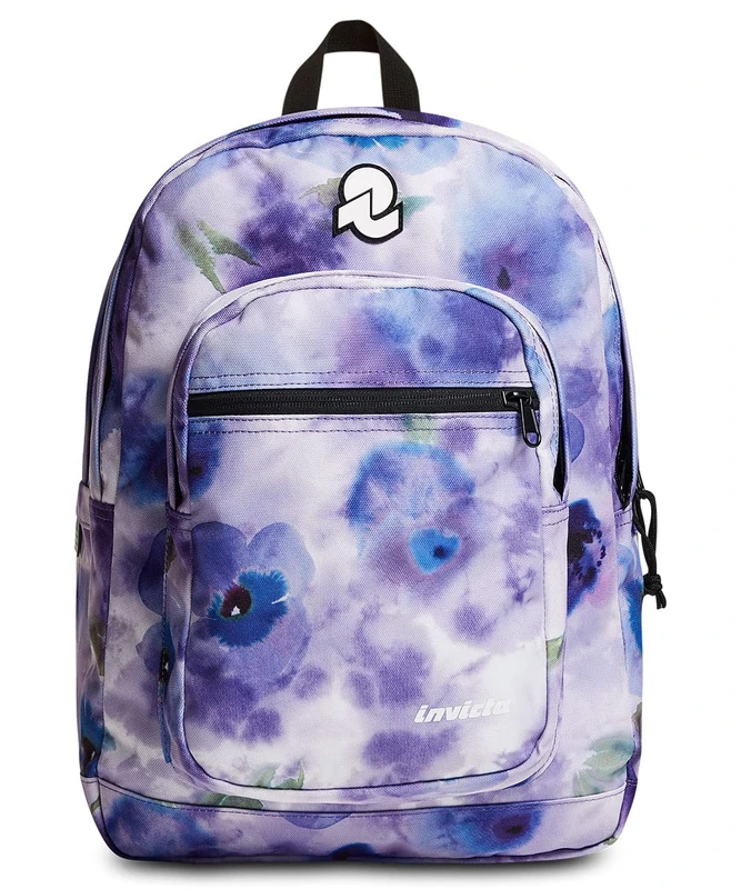 Invicta Backpack, JELEK FANTASY Eco-friendly Knapsack, Book Bag, for Teen, Girls&Boys, 38 LT, For School, Sport, Free Time, with Side Pockets & Laptop Sleeve, Italian Design, pattern