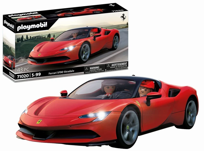 Playmobil 71020 Modern Car Ferrari SF90 Stradale, supercar, Collector's item for car enthusiasts, Toy for collectors and suitable for children ages 5+
