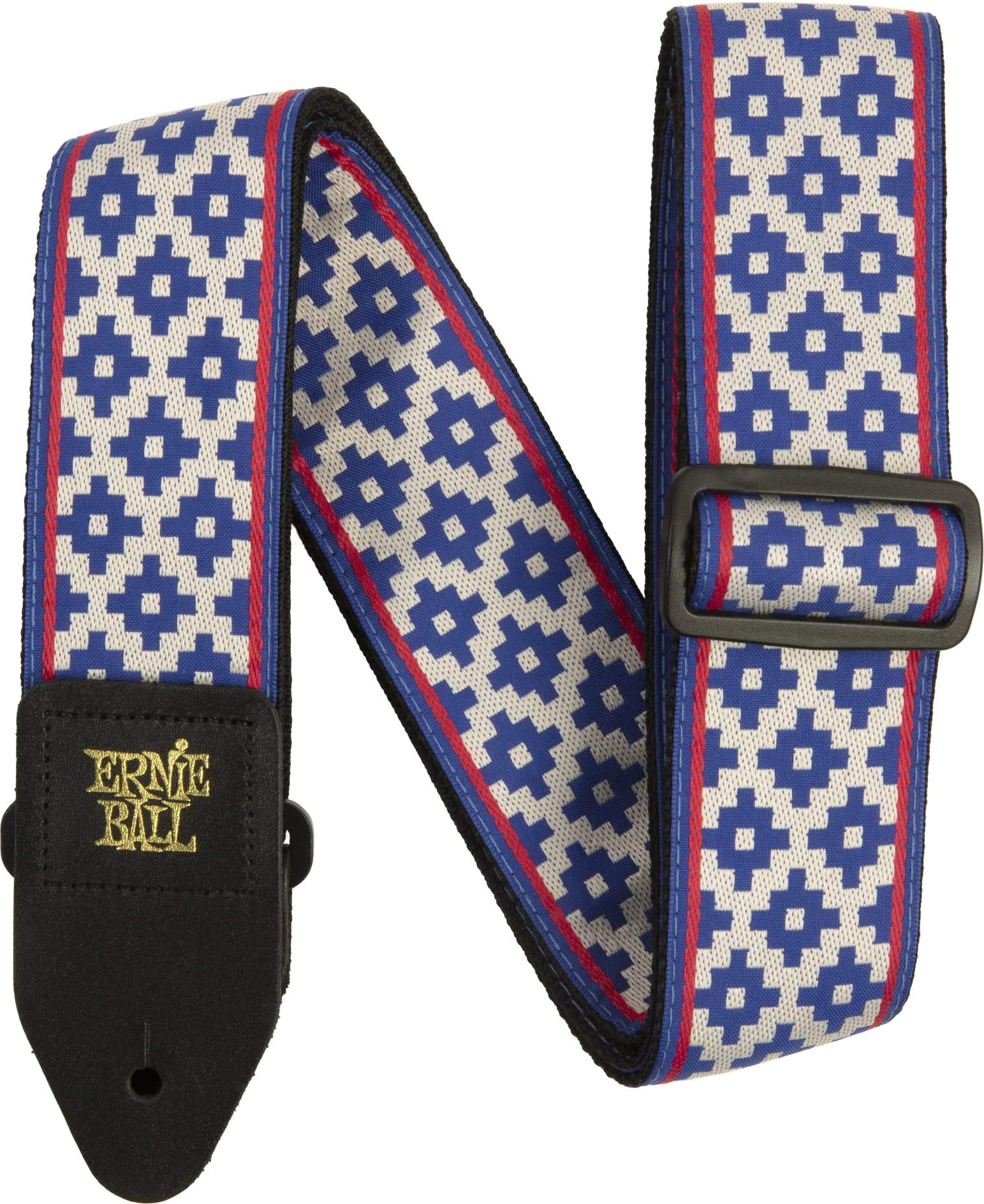 Ernie Ball Blue Crux Jacquard Guitar Strap