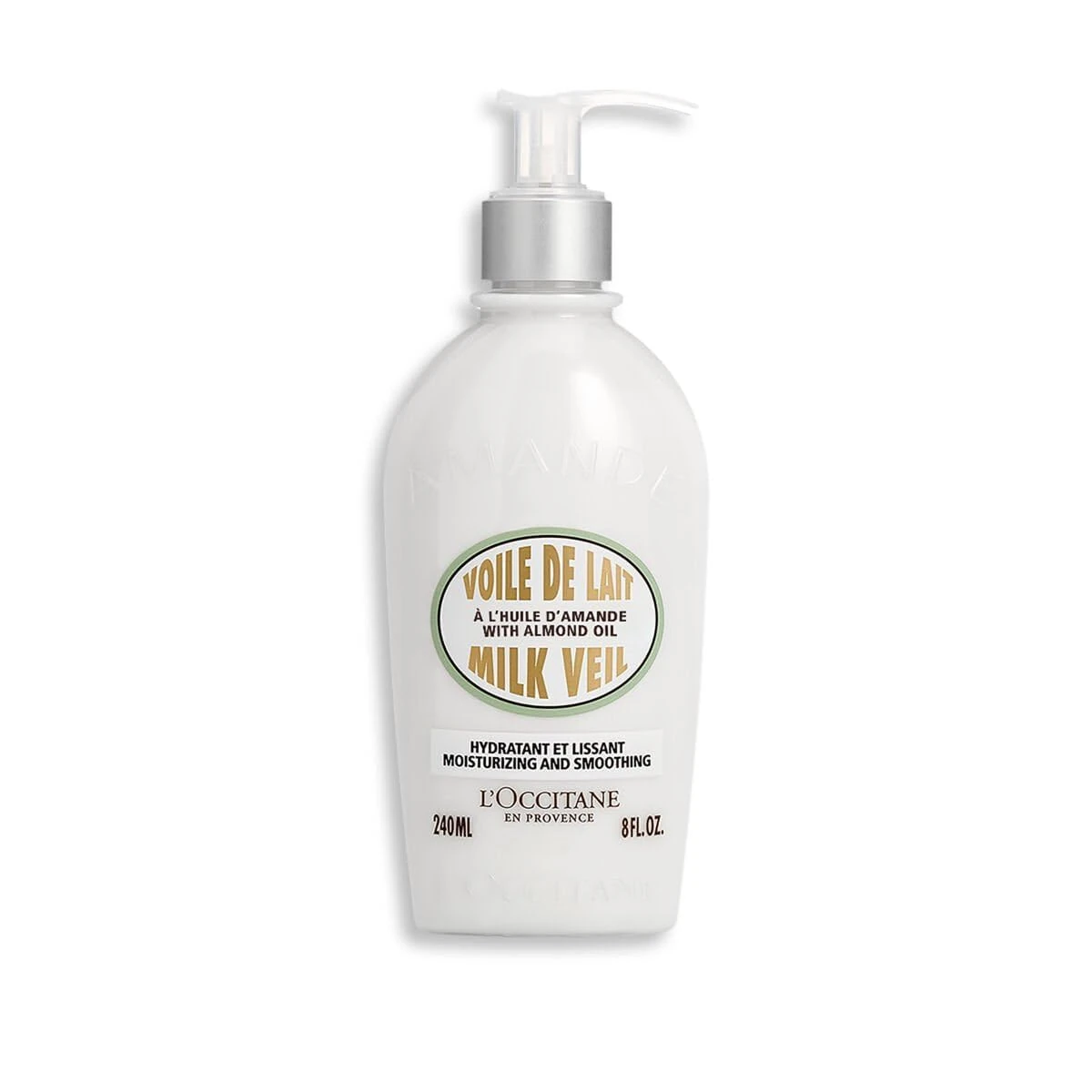 L'OCCITANE Almond Milk Veil 240ml | 97% Readily Biodegradable | Nourishing, Softening & Toning | Premium & Clean Beauty Skincare for All Skin Types