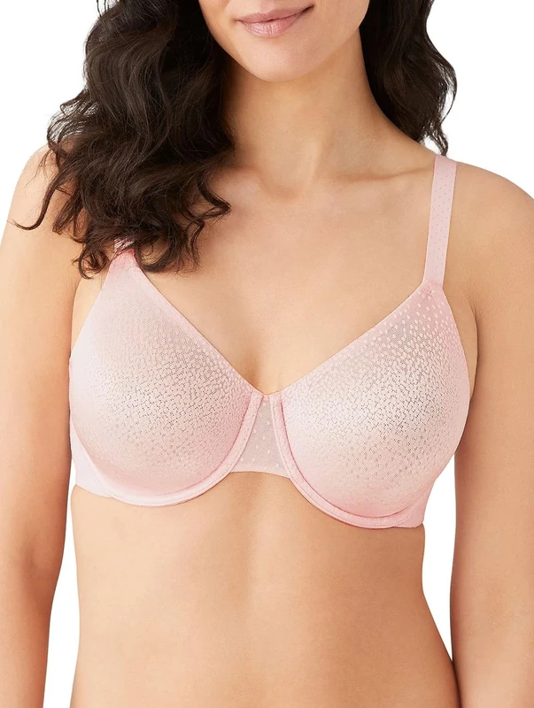 Wacoal Women's Back Appeal Underwire Bra, Crystal Pink, 32D