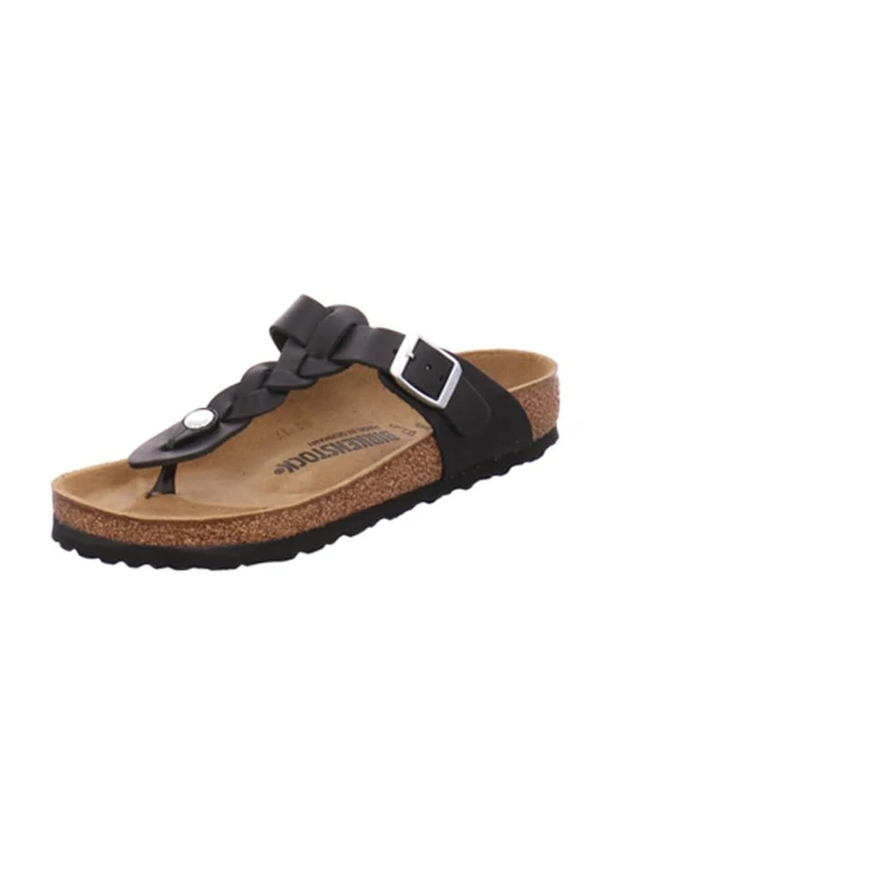 Birkenstock 1021349 Gizeh Braided black, Oiled Leather Women Black UK 7.5