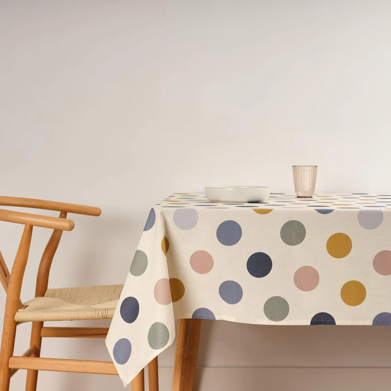 BELUM | Tablecloth XL 180x180cm Stain Resistant 100% Cotton resined, Tablecloth NO Rubber, Tablecloth Touch Cotton, Waterproof Tablecloth, Stain Resistant Tablecloth Liquid Repellent